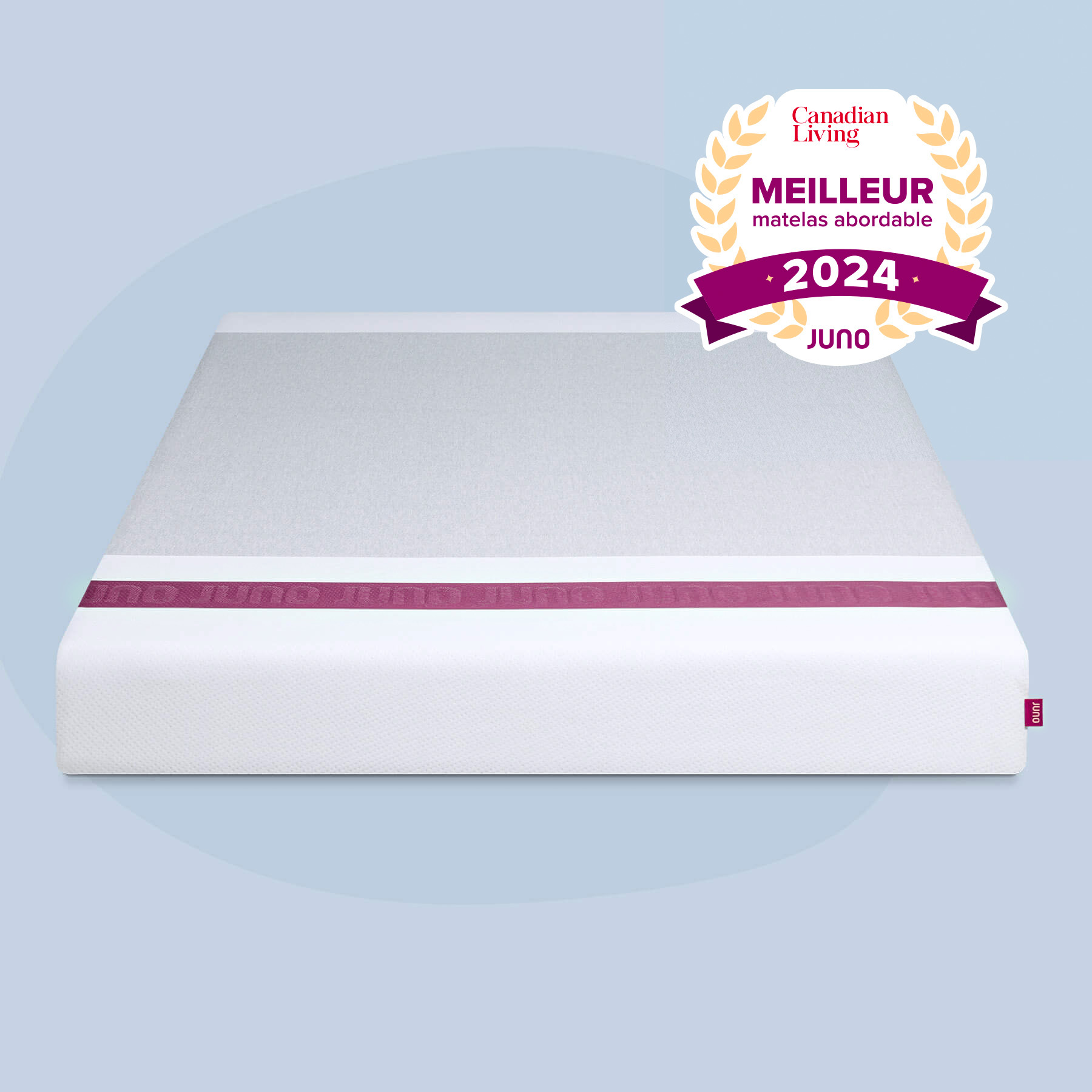 Best-Value-Mattress-Canada-2024-Juno-Berry-FR Juno : Meilleur matelas adordable 2024 - Canadian Living