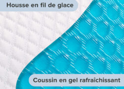 Housse en fil de glace | Coussin en gel rafraîchissant
