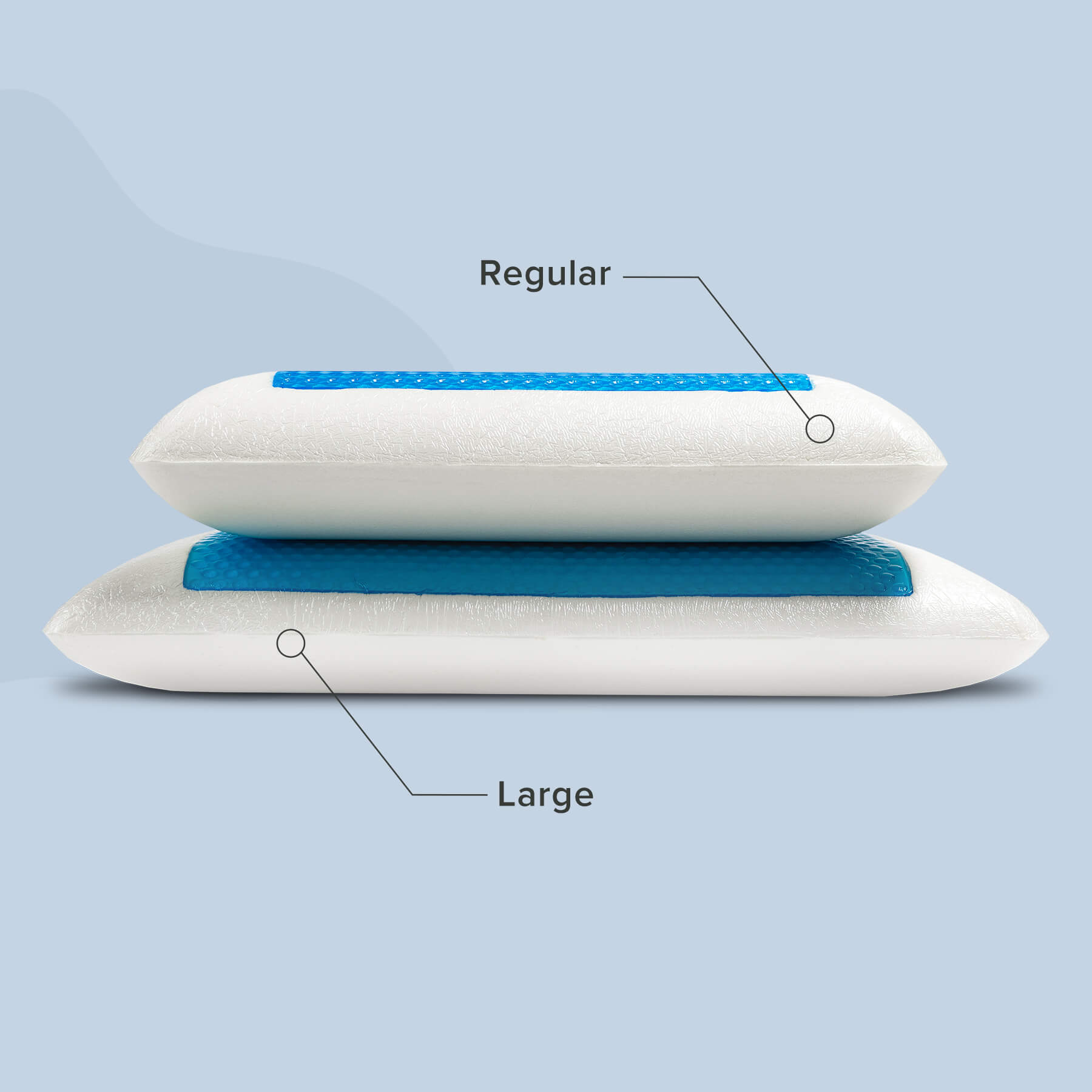 Cooling Gel Memory Foam Pillow Juno