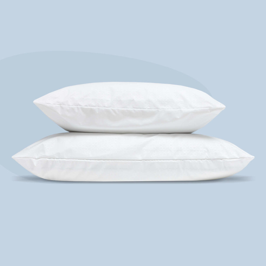An image displaying the two available sizes of the Juno Pillow Protector.