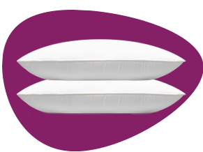 Premium Pillows that are included in the Juno Comfort Sleep Bundle