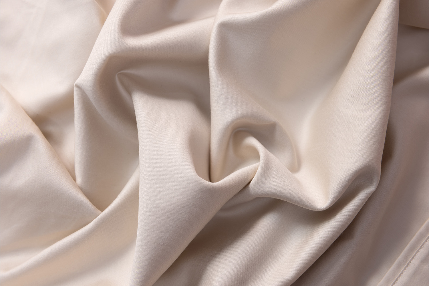 Closeup of Egyptian cotton sheets texture