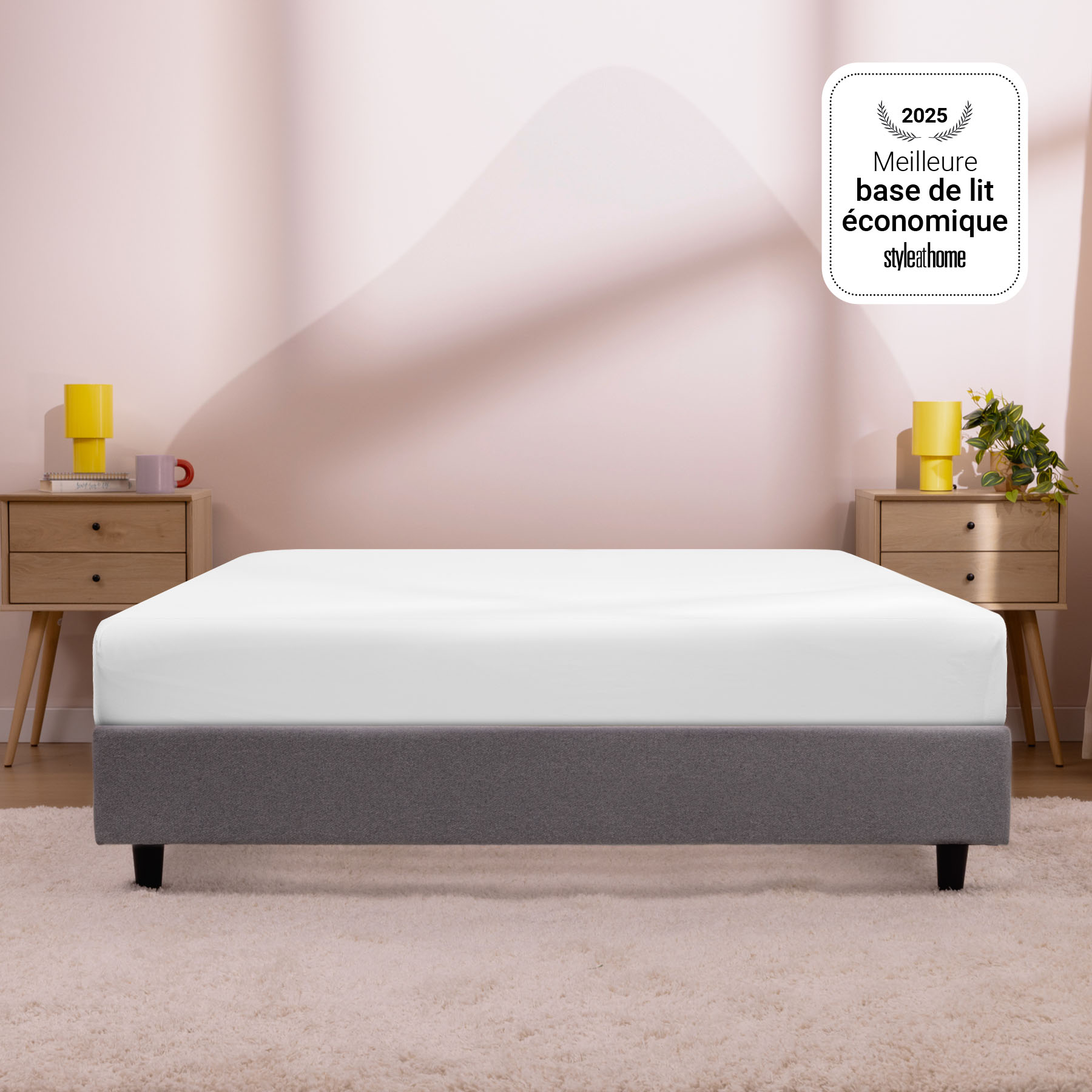 Base de lit plateforme