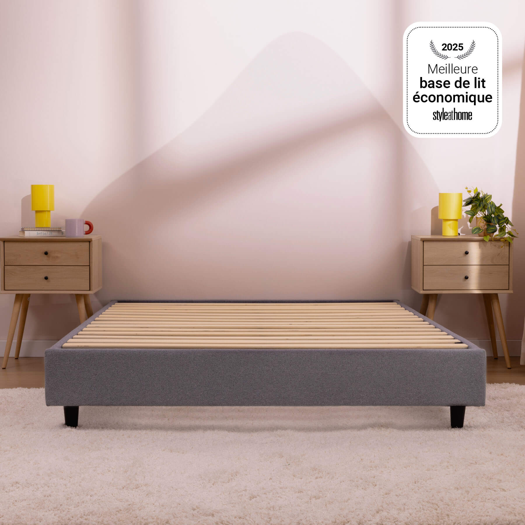 Base de lit plateforme