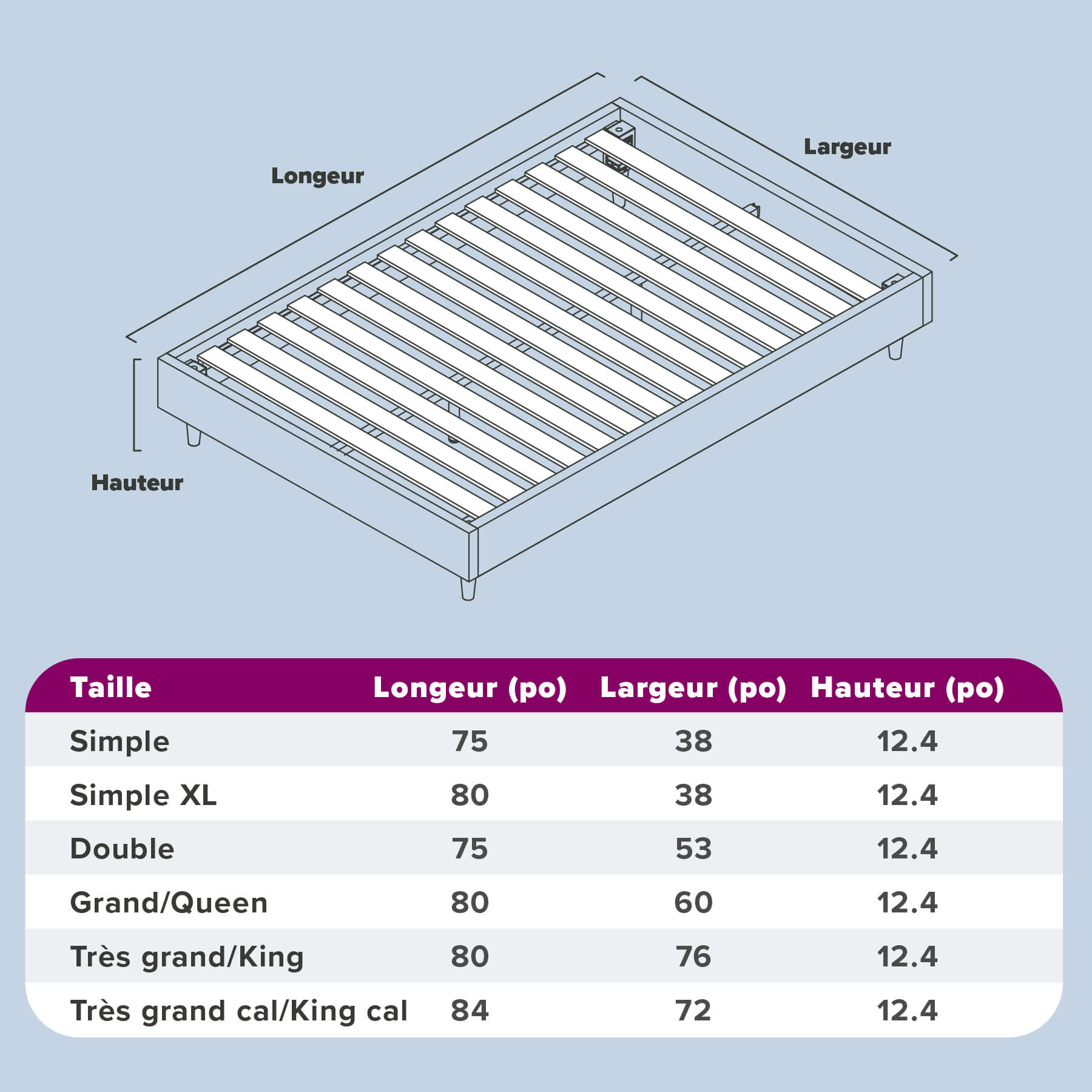 Base de lit plateforme - Image 7
