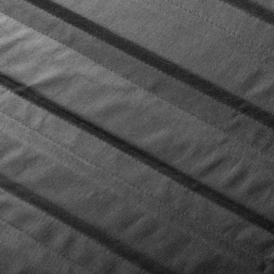 Platform Bed - closeup of the upholstered wood slats
