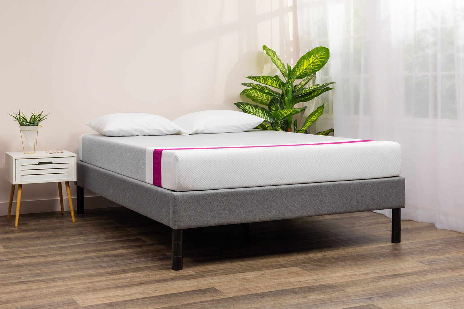 Juno mattress on a Platform Bed