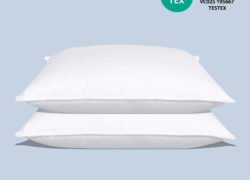 Juno Down Alternative Pillows with Waterproof Pillow Protectors Included
